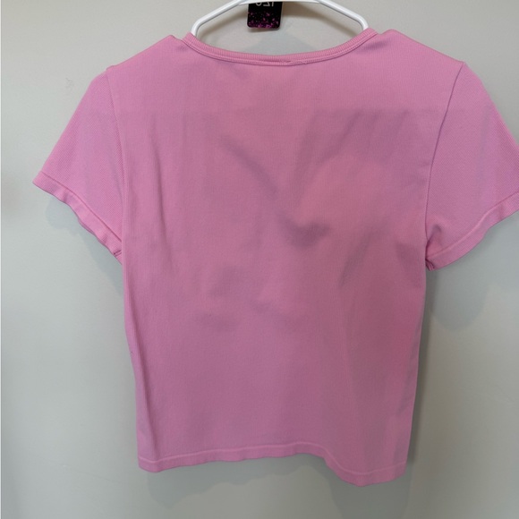 💋No Boundaries Light Pink juniors Crop Top 125 - Picture 3 of 6